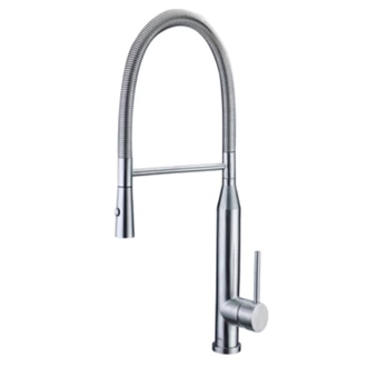 Bulk Purchase: Hot Cold Mixer Tap with Pull Out Spray & Spring, Deck Mounted Steel