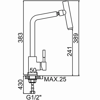 Supplier of Hot Cold Pull Out Kitchen Faucets - Stainless Steel, Spring, Deck Mount