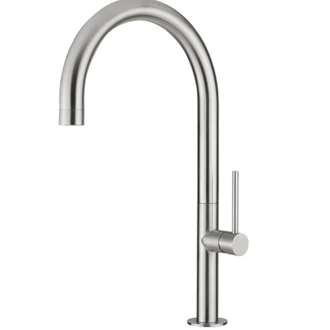 Brushed stainless steel pull down kitchen tap wholesale Europe