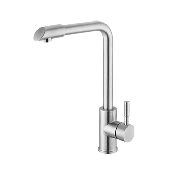 B2B kitchen tap suppliers UK deck mounted stainless steel hot and cold