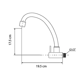 Easy Install Single Hole Stainless Steel Kitchen Faucet mixer taps