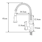 Wholesale Brass Kitchen Faucet - Deck Mounted, Hot/Cold, Pull Out Spray