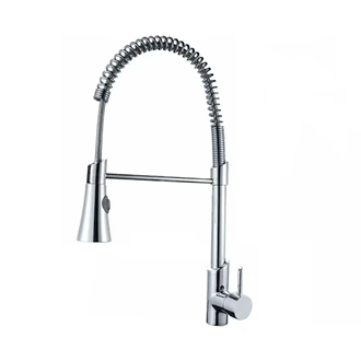 High-Quality Brass Kitchen Tap - Customizable Colors, Pull Out, Deck Mount
