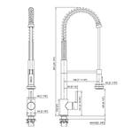 Customizable Color Brass Kitchen Sink Faucet - Single Lever, Pull Out, Deck Mount