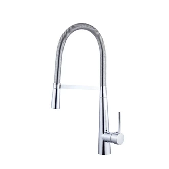 Europe's Choice: Brass Kitchen Faucet - Hot & Cold, Spring Pull Down
