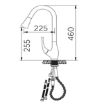 Manufacturer Brass Pull Down Kitchen Faucet - Customizable Colors