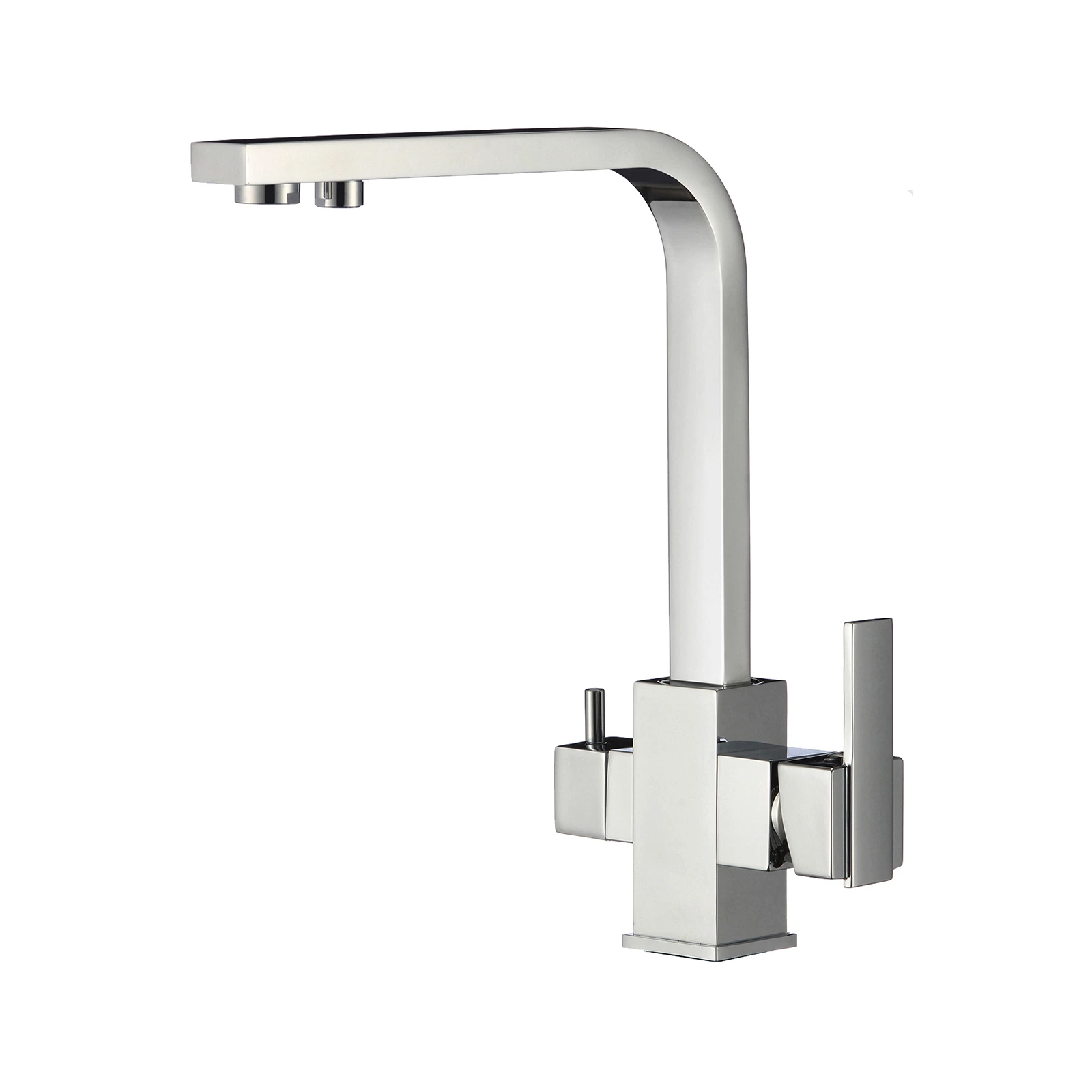 3-Way Hot Cold Filtered Kitchen Tap Dual handle filtered kitchen faucet