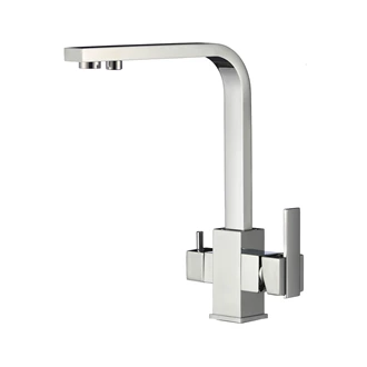 3-Way Hot Cold Filtered Kitchen Tap Dual handle filtered kitchen faucet