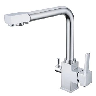 Single Handle Filtered Kitchen Faucet: Hot & Cold Kitchen taps with Built-in Filtration