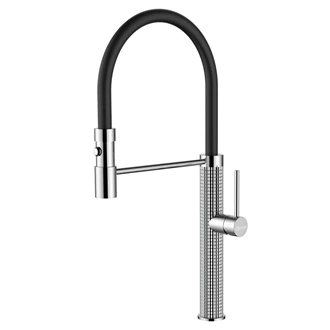 Single Handle Spring Pull Out Brass Kitchen Faucet - Hot/Cold, Europe B2B Supplier
