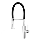 European Style Brass Sink Tap - Customizable, Spring Pull Out, Single Lever