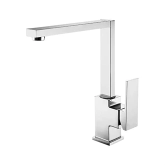 Deck Mounted Chrome on Brass Kitchen Mixer Tap - Wholesale Supplier