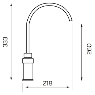 European Brass Chrome Double Handle Deck Mounted Kitchen Tap Supplier