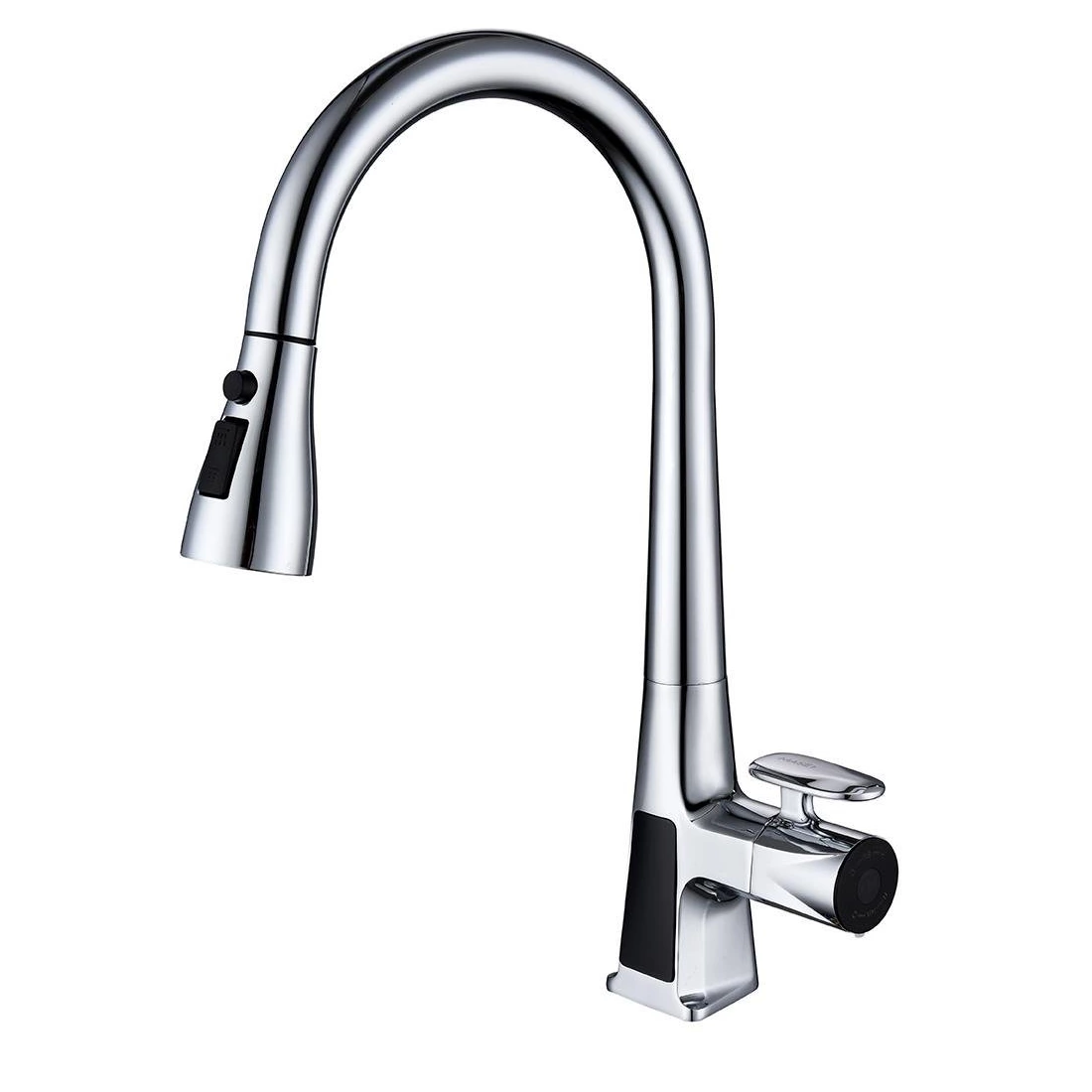 supplier brass kitchen faucet digital temperature display