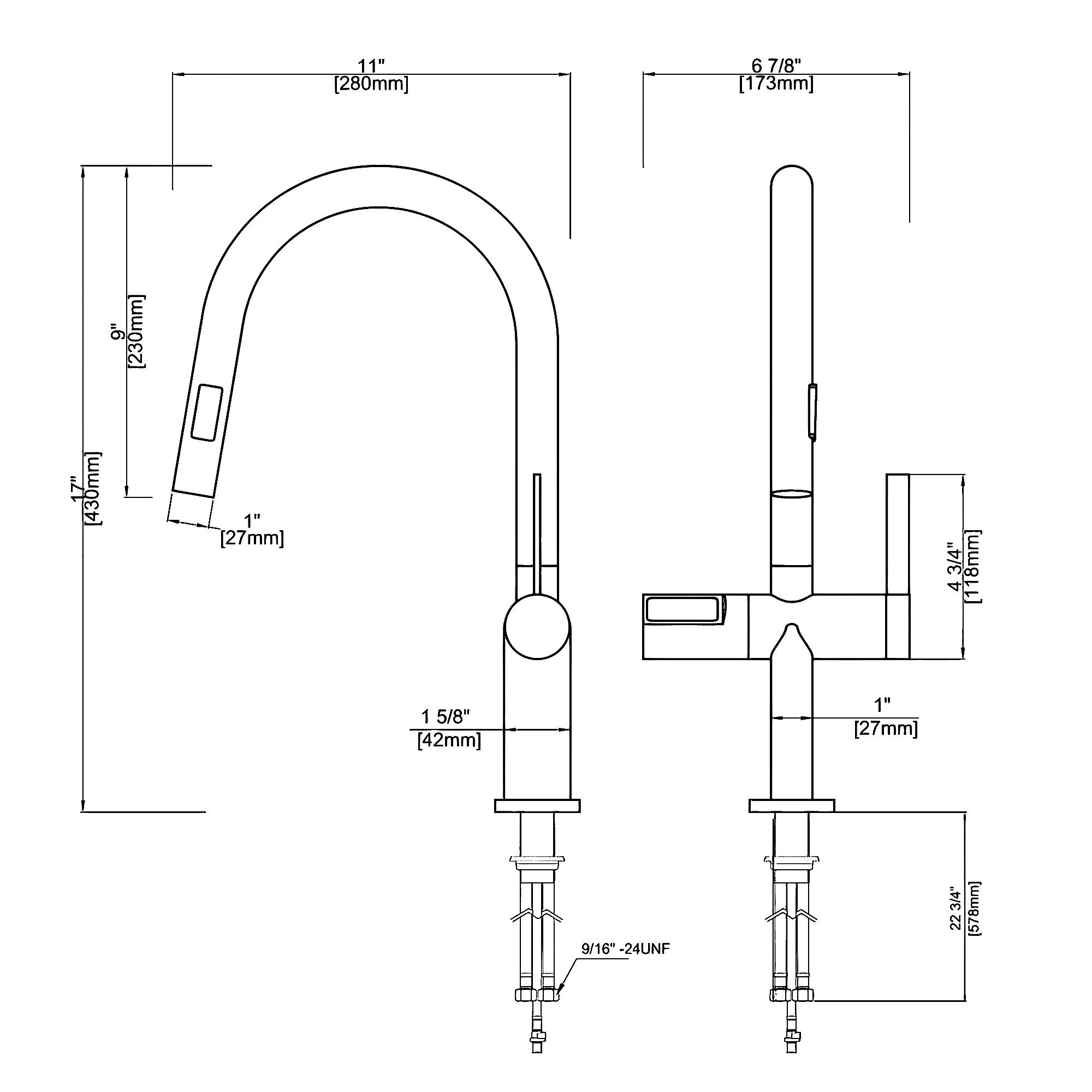 deck mounted brass kitchen faucet digital temperature display supplier Europe