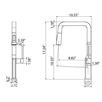 hot and cold brass kitchen faucet digital temperature display supplier