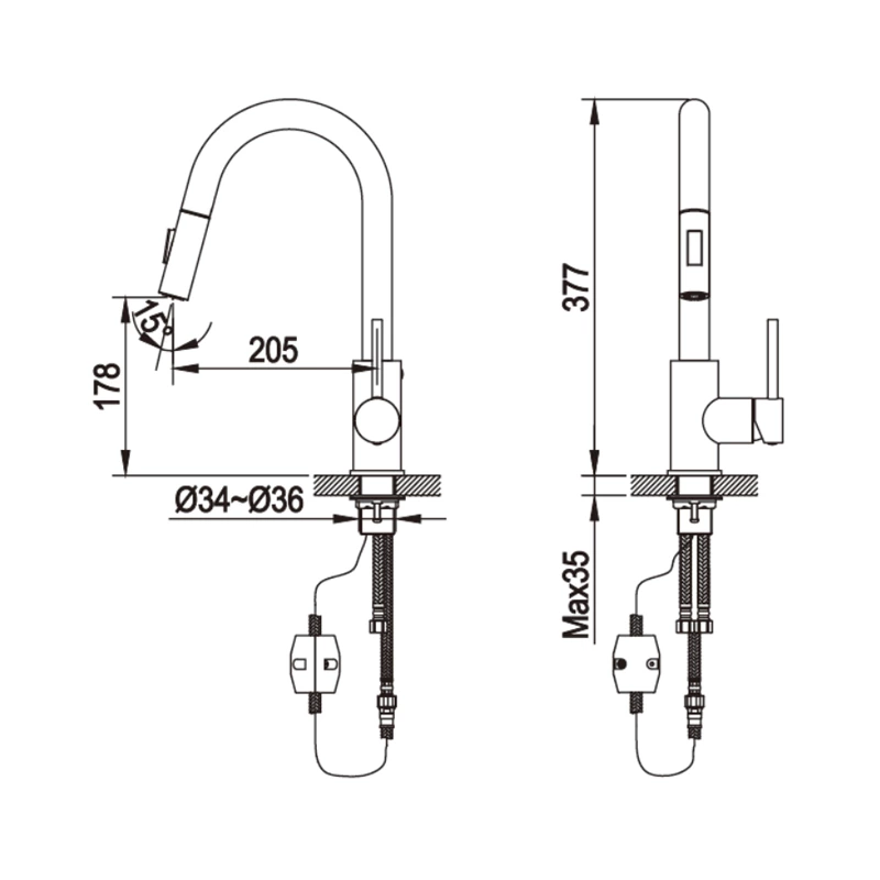 European kitchen fixtures wholesaler single lever kitchen mixer