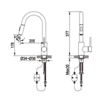 European kitchen fixtures wholesaler single lever kitchen mixer
