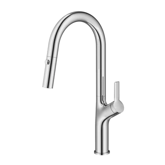 Wholesale Hot & Cold Brass Kitchen Faucet - Single Handle, Pull Out, Deck Mounted - Custom Colors for EU
