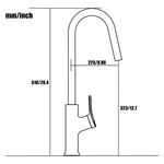 Single Handle Brass Kitchen Tap with Pull Out - Deck Mounted, Hot & Cold, Custom Color Options for European Buyers