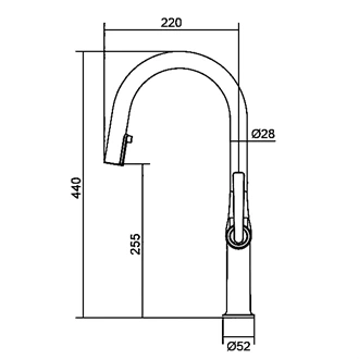 Europe's Choice: Brass Kitchen Mixer with Pull Down Spray - Single Lever, Deck Mounted, Color Customizable