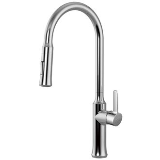 Bulk Order Brass Kitchen Mixer - Single Lever, Pull Down, Deck Mounted, Hot & Cold, Customizable