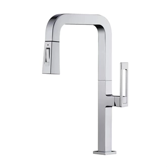 Bulk Order: Single Lever Brass Kitchen Mixer with Pull Down - Deck Mounted, Hot & Cold, Custom Colors