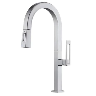 Commercial Grade Brass Kitchen Tap - Pull Out, Single Handle, Deck Mounted, Customizable Colors for Europe Market