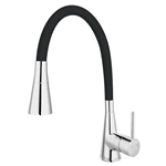 Brass Pull Down Kitchen Sink Faucet - Single Lever, Deck Mounted, Customizable Colors - Europe Wholesale Supplier