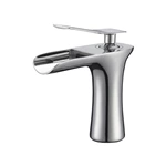 Top Quality Brass Waterfall Faucet - Deck Mount, Suitable for European Hotels