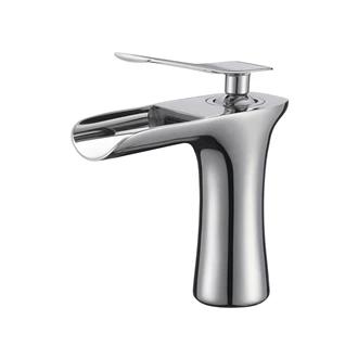 Top Quality Brass Waterfall Faucet - Deck Mount, Suitable for European Hotels