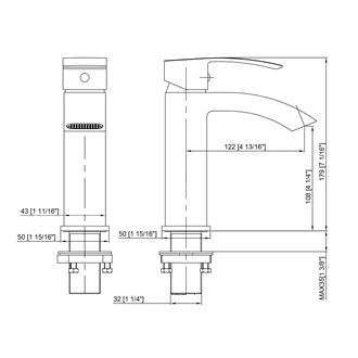 Bathroom taps waterfall single hole bathroom faucet waterfall sink faucet