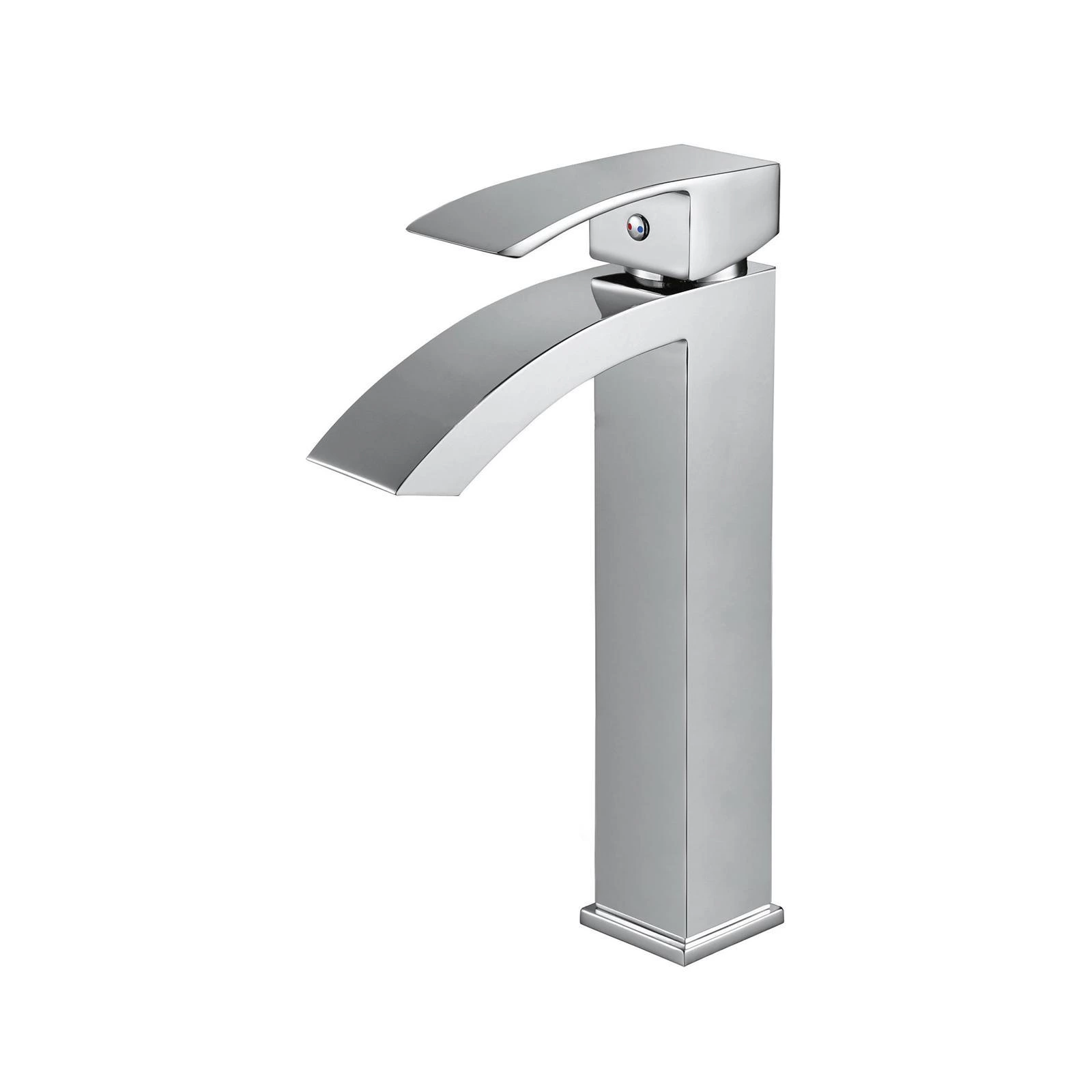 Luxury Brass Waterfall Basin Mixer Tap - Deck Mounted, Ideal for Upscale European Projects