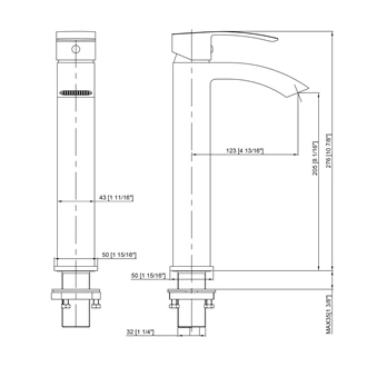 Luxury Brass Waterfall Basin Mixer Tap - Deck Mounted, Ideal for Upscale European Projects