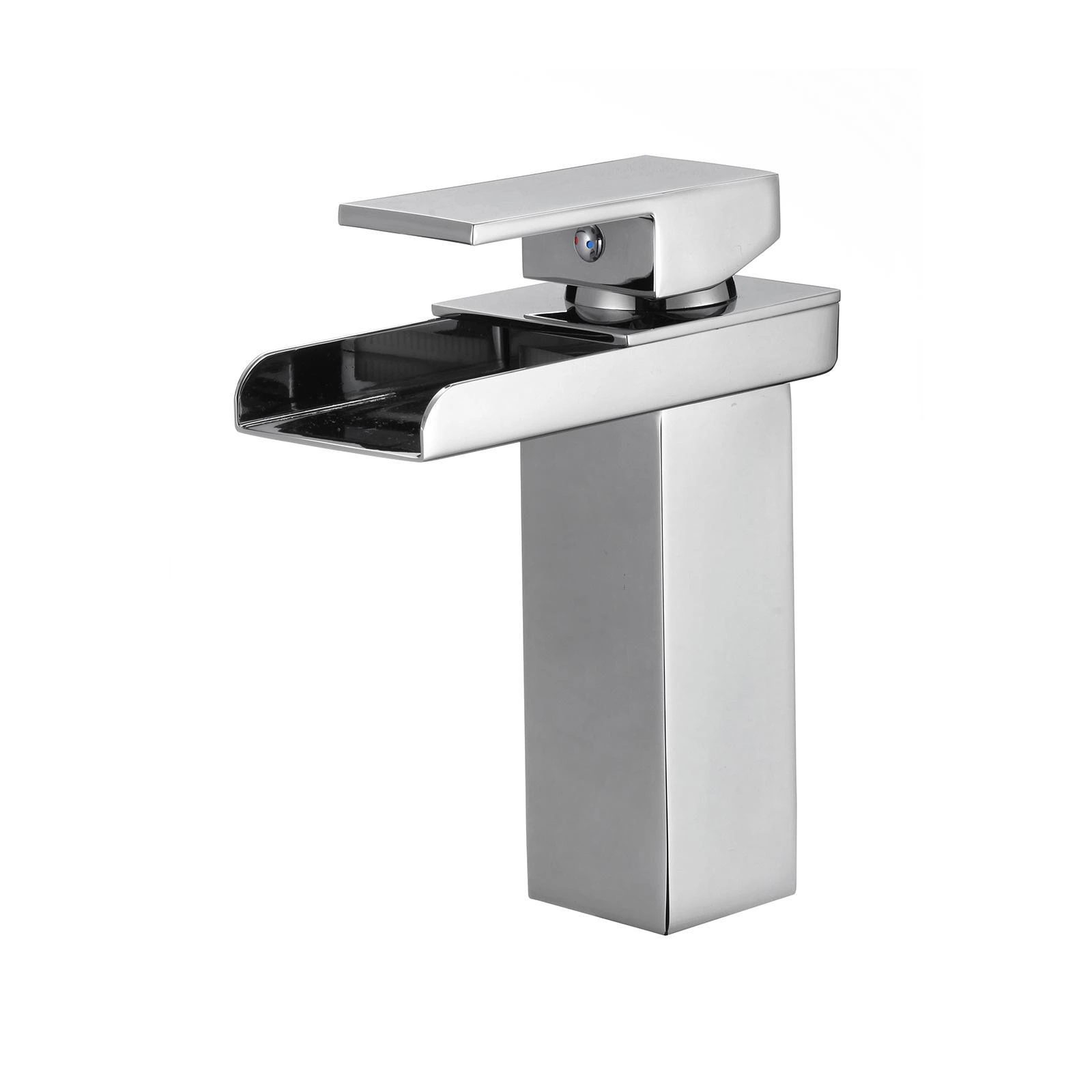 trade price brass deck mounted waterfall basin mixer