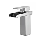 trade price brass deck mounted waterfall basin mixer