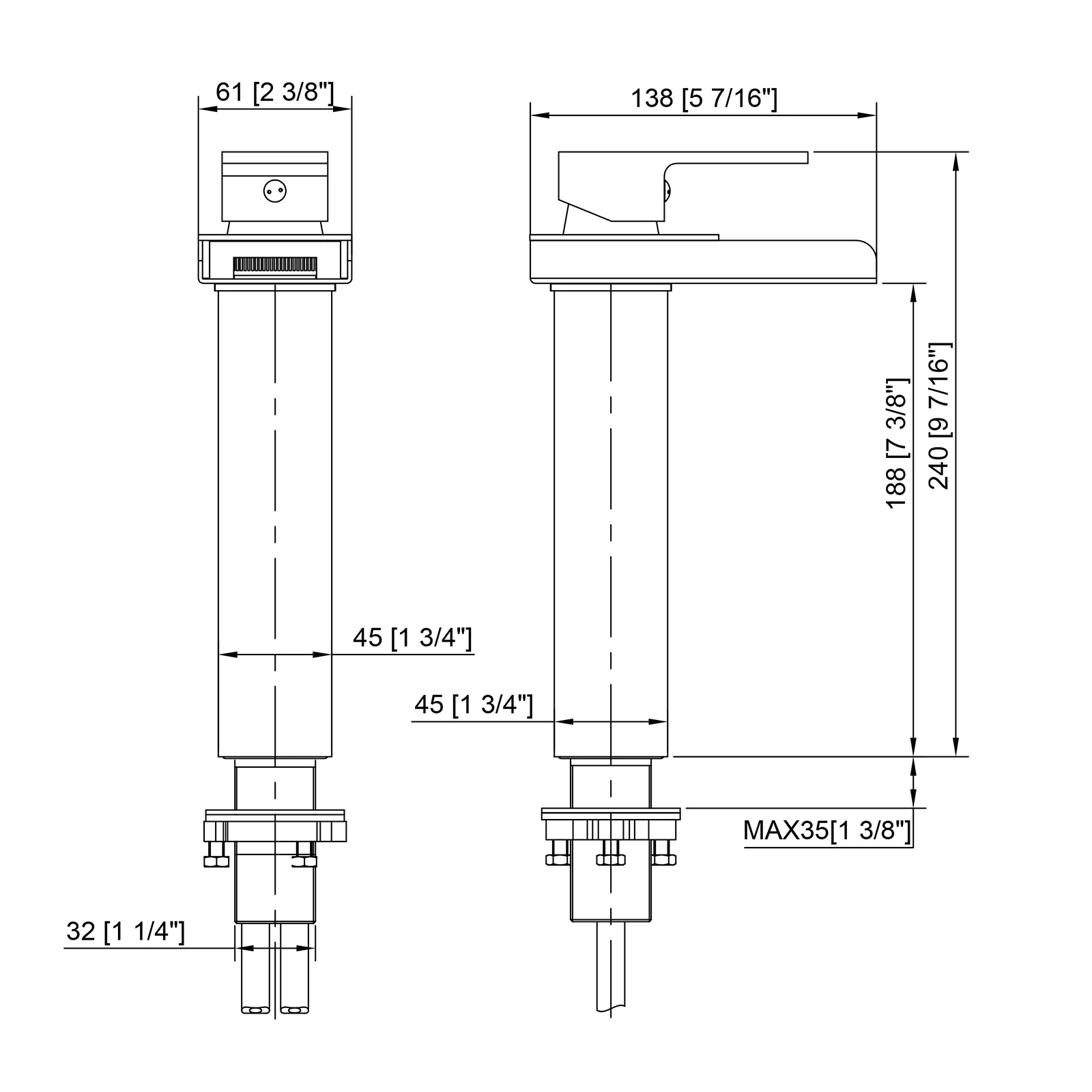 bulk purchase brass waterfall bathroom faucets for hotels Europe