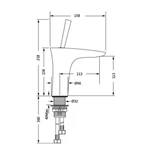 High-End, Brass, Deck Mounted, Hot and Cold, Basin Faucet, European, B2B