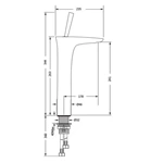 bathroom basin mixer taps brass faucet