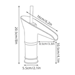 sustainable brass waterfall bathroom faucet deck mounted supplier
