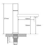 European Supplier: Stylish Brass Deck Mounted Hot and Cold Lavatory Faucet