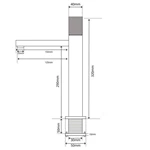 Bulk Buy Brass Deck Mounted Hot and Cold Bathroom Faucet - Wholesale Price