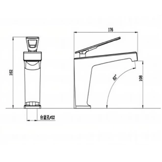 bulk purchase brass waterfall bathroom faucets for hotels Europe