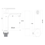 High-Quality Brass Bathroom Tap - Deck Mounted Hot and Cold - B2B Supply