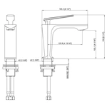 Bulk Order: Brass Deck Mounted Hot and Cold Bathroom Mixer Tap - B2B