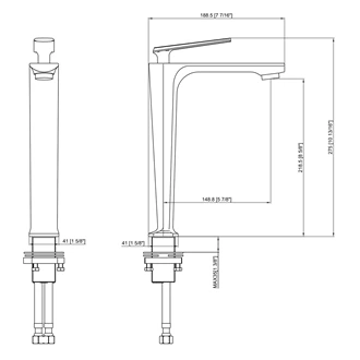 Bathroom Sink Mixer Taps Single Hole Bath Tap