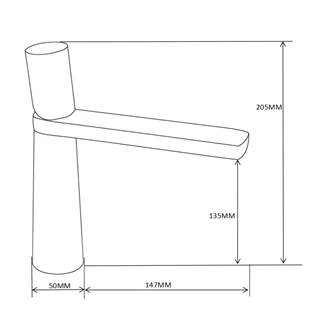 Brass Sink Faucet Single Handle Shower Faucet
