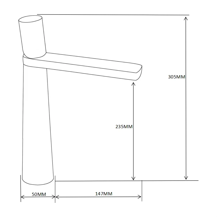 Chrome Single Handle Shower Faucet Brass Bathroom Faucet