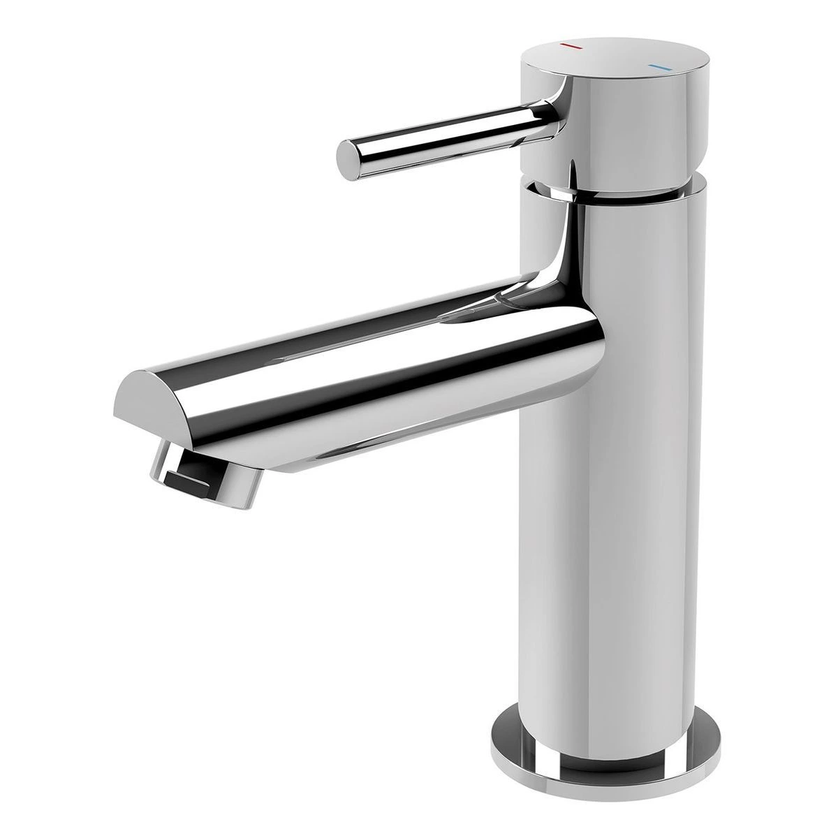 Modern Brass Deck Mounted Hot and Cold Basin Faucet