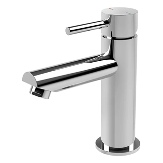 Modern Brass Deck Mounted Hot and Cold Basin Faucet